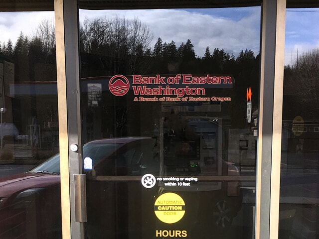 Vinyl door lettering and graphics